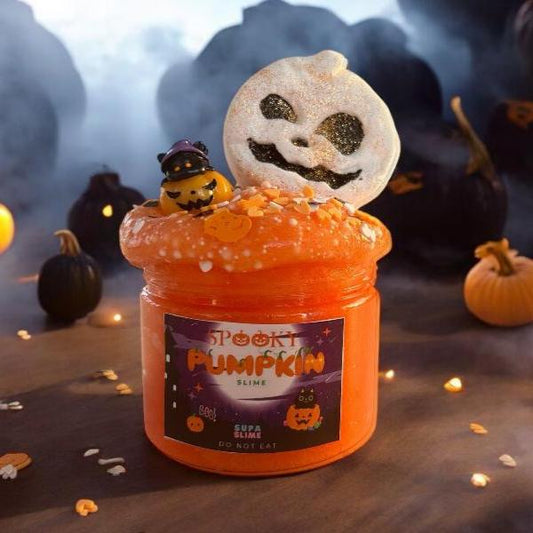 Spooky pumpkin DIY clay kit